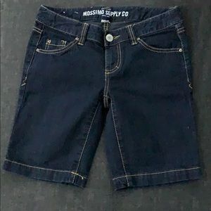 low rise bermuda shorts